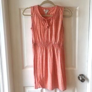 LOFT orange sleeveless dress